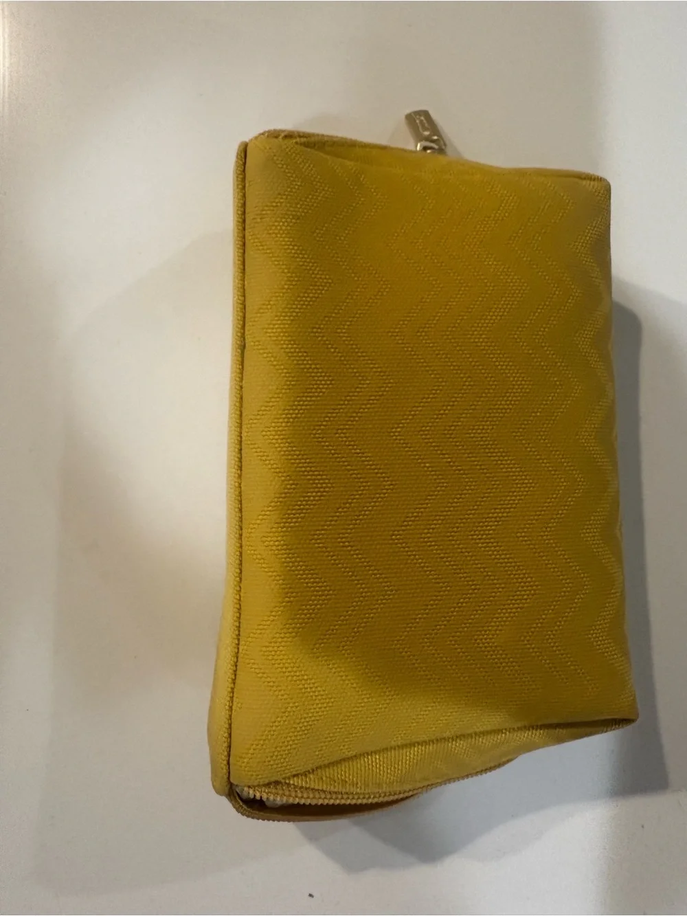 Missoni Yellow Chevron Toiletry Pouch
